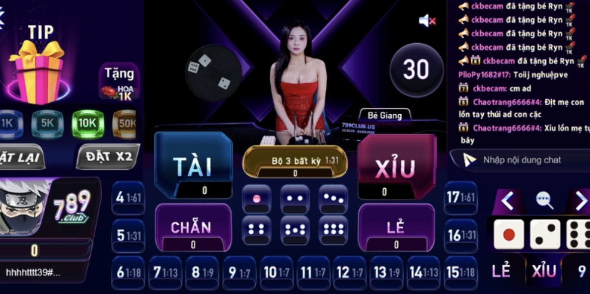 Chơi game, đặt cược Tài Xỉu một cách nghiêm túc